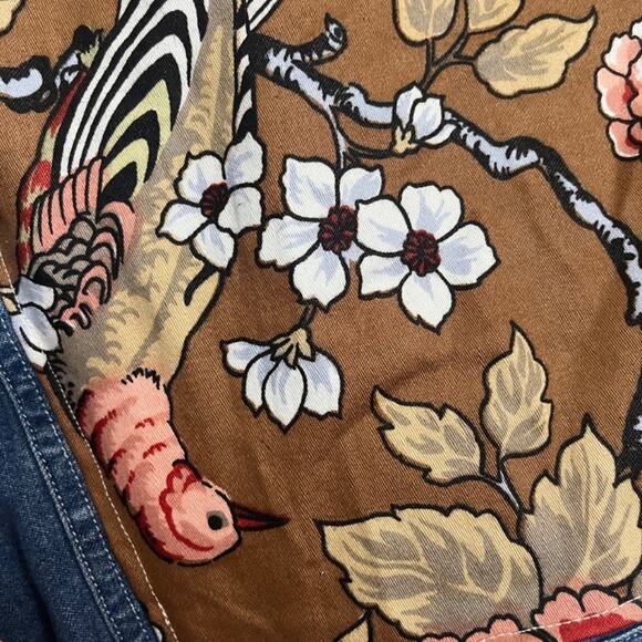 Handmade OOAK Up-cycled Vintage Jacket Birds and Flowers and MOP buttons 1 - Picture 6 of 16